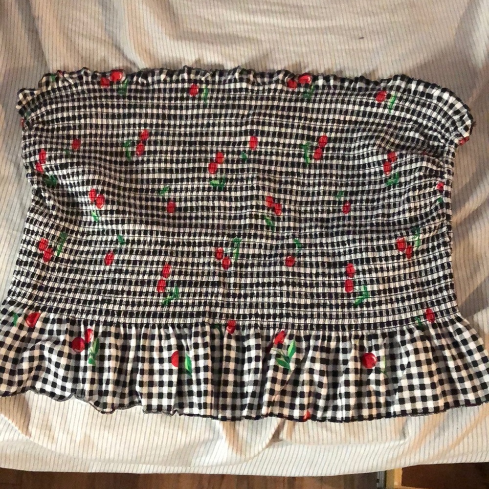 Plaid Crop Top
